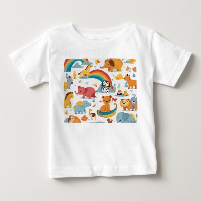 Camiseta De Bebé Sé amigo de los animales (Anverso)