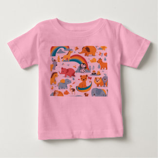 Camiseta De Bebé Sé amigo de los animales