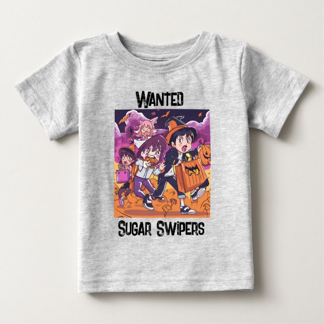 Camiseta De Bebé Se busca, nadadores de azúcar (Anverso)