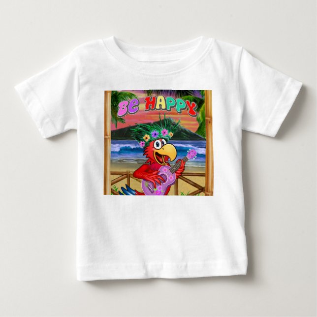 CAMISETA DE BEBÉ SÉ FELIZ (Anverso)