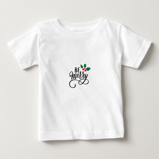 Camiseta De Bebé Sé Feliz (Anverso)