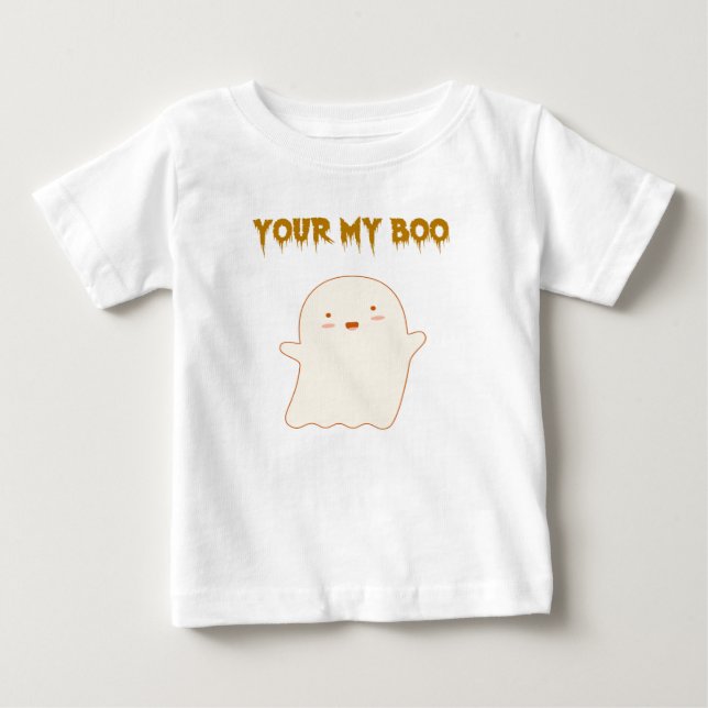 Camiseta De Bebé Sé mi fantasma de Halloween (Anverso)