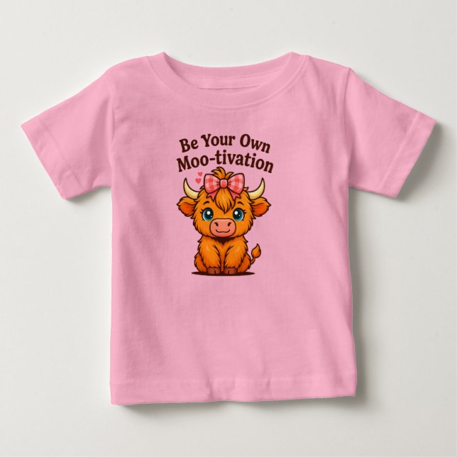 Camiseta De Bebé Sé tu propia motivación (Anverso)