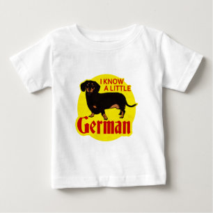 Camiseta De Bebé Sé un poco alemán