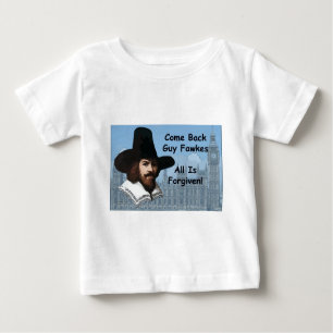 Camiseta De Bebé Se vuelve Guy Fawkes que perdonan todo