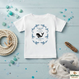 Camiseta De Bebé Sea Animals Shark 1st Birthday | Under the Sea 