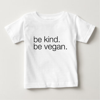 Camiseta De Bebé sea bueno sea camiseta del bebé del vegano