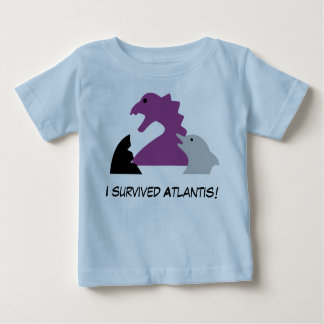 Camiseta De Bebé Seameeples - i survived Atlántida