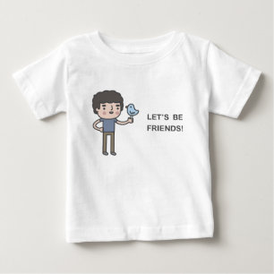 Camiseta De Bebé ¡Seamos amigos!