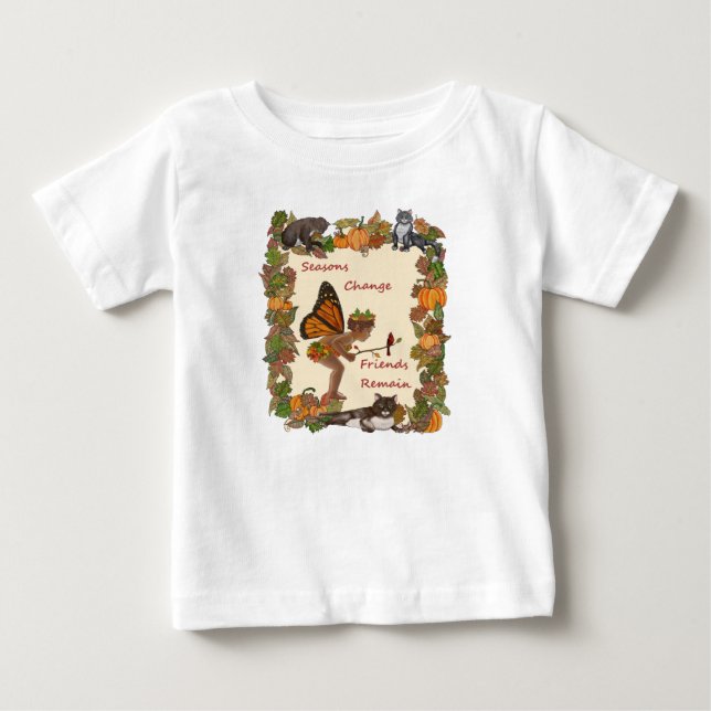 Camiseta De Bebé Seasons Change (Anverso)