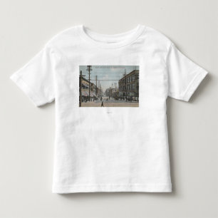 Camiseta De Bebé Seattle, avenida de WASecond de la calle de Pike