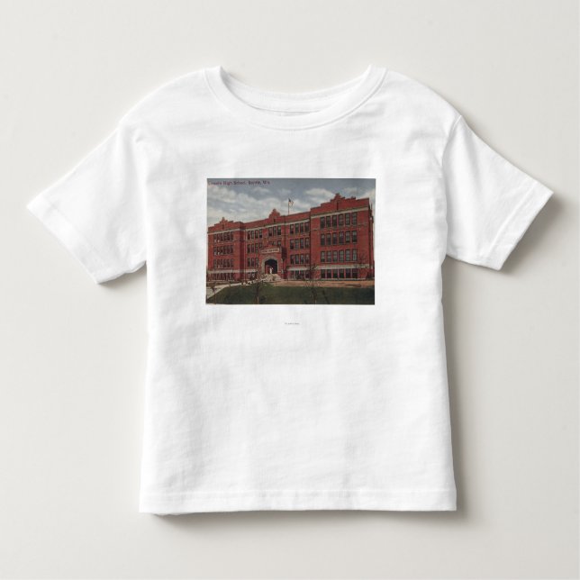 Camiseta De Bebé Seattle, High School secundaria de WALincoln (Anverso)