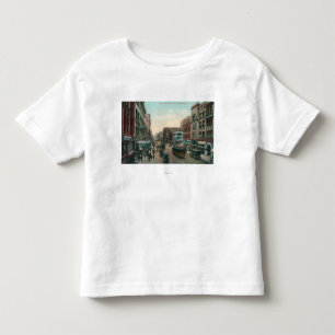 Camiseta De Bebé Seattle, opinión de WashingtonAerial de la primer