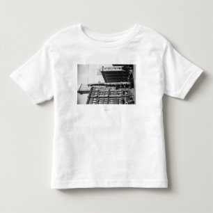 Camiseta De Bebé Seattle, tótem de WAIndian en el cuadrado pionero