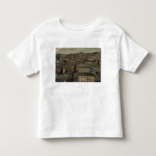 Camiseta De Bebé Seattle, WA - primera colina (Anverso)