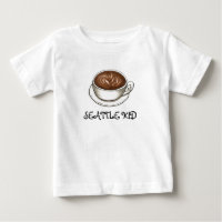 Seattle WA Washington Kid Latte Coffee Cup