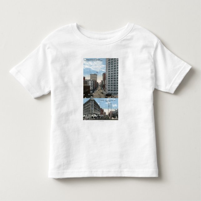 Camiseta De Bebé Seattle, Washington - vista del 2da (Anverso)