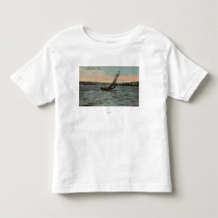 Camiseta De Bebé Seattle, WAYachting en la unión del lago