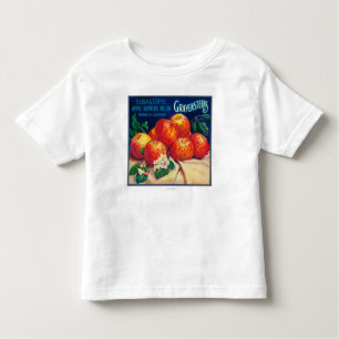 Camiseta De Bebé Sebastopol Gravensteins Apple LabelSonoma, CA