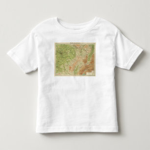 Camiseta De Bebé Sección del noreste de Francia, alrededores de