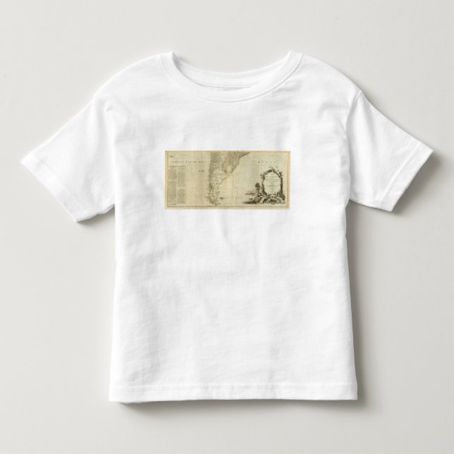 Camiseta De Bebé Sección del sur de Suramérica (Anverso)