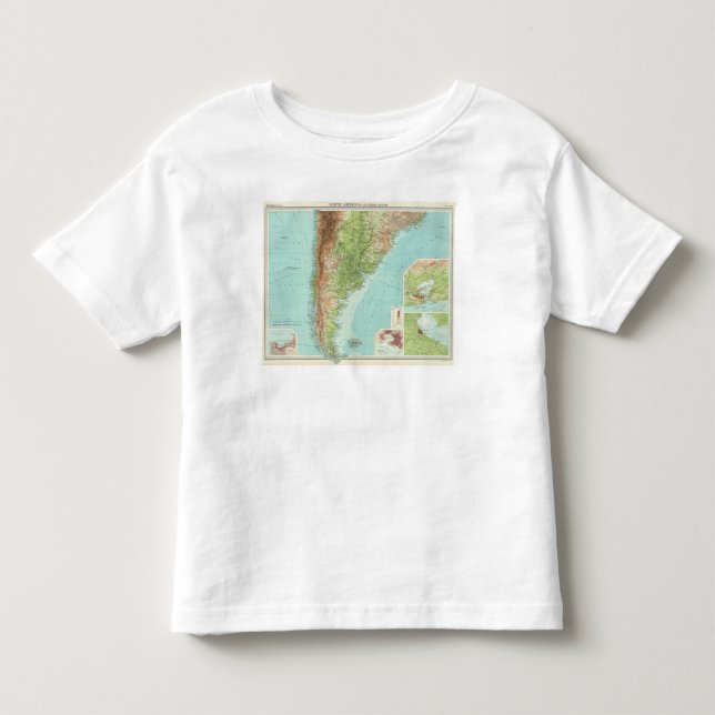 Camiseta De Bebé Sección del sur de Suramérica (Anverso)