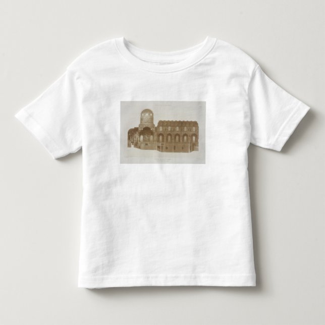 Camiseta De Bebé Sección representativa de la capilla de Palatine, (Anverso)