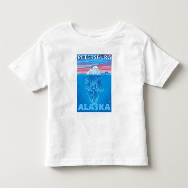 Camiseta De Bebé Sección representativa del iceberg - Petersburgo,