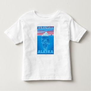 Camiseta De Bebé Sección representativa del iceberg - Wrangell,
