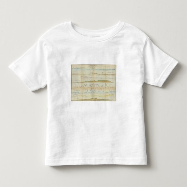 Camiseta De Bebé Secciones verticales de Maine (Anverso)