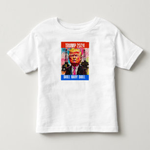 CAMISETA DE BEBÉ SECUENCIA DE BEBÉS DE REDUCCIÓN DE TRUMP 2024