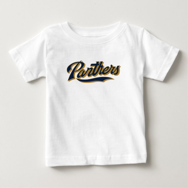 Camiseta De Bebé Secuencia de comandos de Panthers FIU (Anverso)