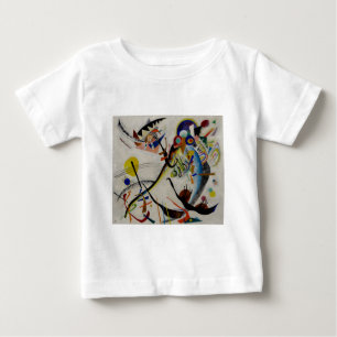 Camiseta De Bebé Segmento Azul de Kandinsky