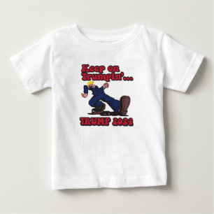 Camiseta De Bebé Seguir con Trumpin