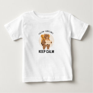 Camiseta De Bebé Seguir las pautas para mantener tranquilo al bebé
