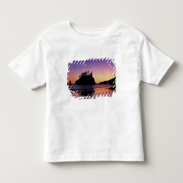 Camiseta De Bebé Segunda playa en Twilight, Olympic NP, WA, USA (Anverso)