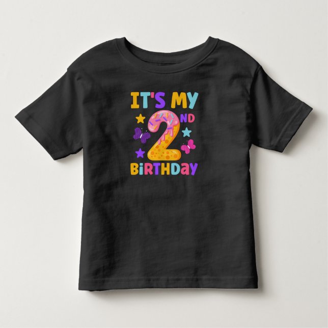 Camiseta De Bebé Segundo cumpleaños (Anverso)