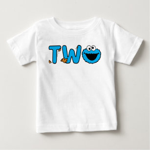 Camiseta De Bebé Segundo cumpleaños de Cookie Monster