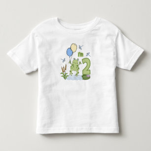 Camiseta De Bebé Segundo cumpleaños de Froggy