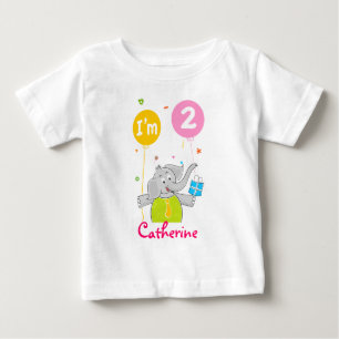Camiseta De Bebé Segundo cumpleaños del niño