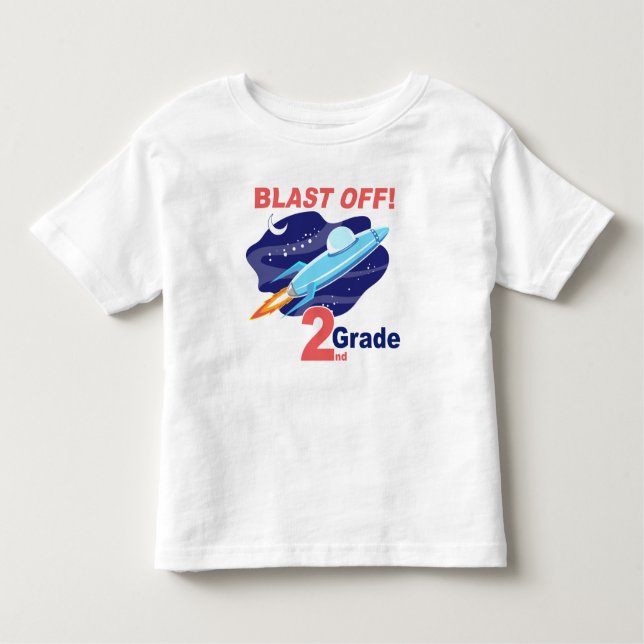 Camiseta De Bebé Segundo Grado del Espacio Ultraterrestre (Anverso)