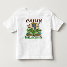 Camiseta De Bebé Seguridad de patria de Cajun