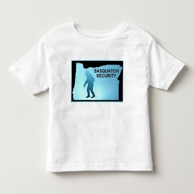 Camiseta De Bebé Seguridad Sasquatch - Oregón (Anverso)