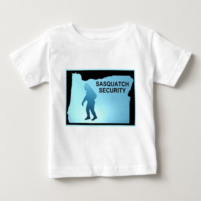 Camiseta De Bebé Seguridad Sasquatch - Oregón (Anverso)