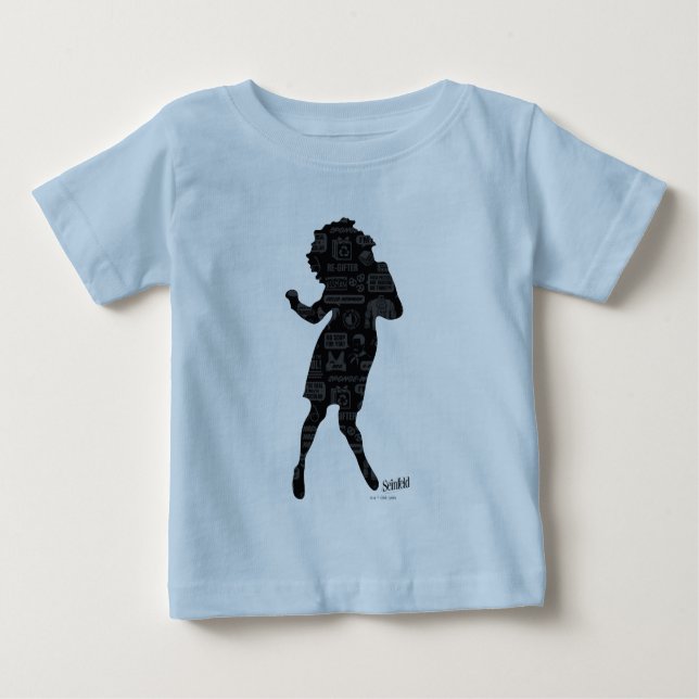 Camiseta De Bebé Seinfeld | Elaine Dance Silhouette (Anverso)