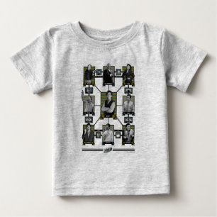 Camiseta De Bebé Seinfeld Gráfico de relaciones de caracteres