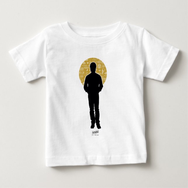 Camiseta De Bebé Seinfeld | Jerry Seinfeld Silhouette (Anverso)