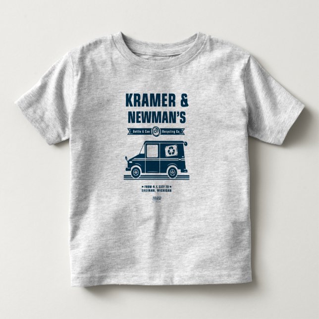 Camiseta De Bebé Seinfeld | Kramer & Newman's Recycling Co. (Anverso)
