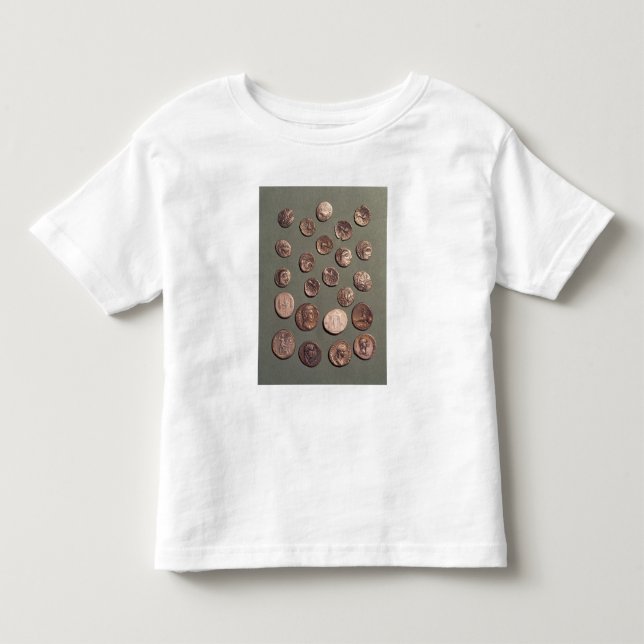 Camiseta De Bebé Selección céltica y monedas romanas encontradas (Anverso)