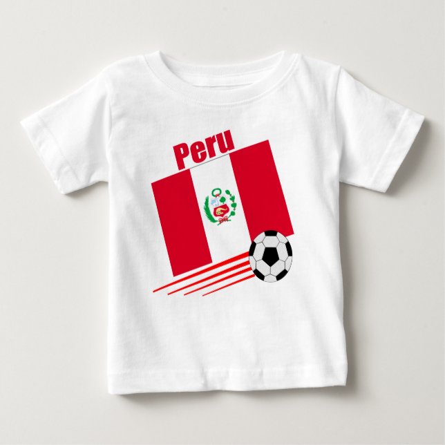 Camiseta De Bebé Selección de fútbol de Perú (Anverso)